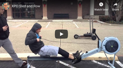XPO Trainer Push Sled and Row Workout