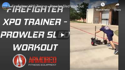 Firefighter XPO Trainer - Prowler Sled Workout