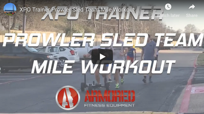 XPO Trainer Prowler Sled Team Mile Workout
