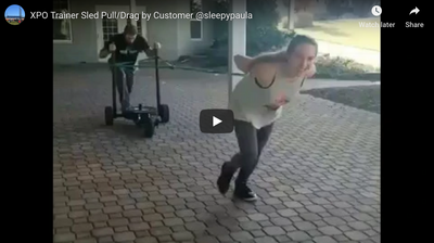 XPO Trainer Push Sled Pull/Drag by Customer @sleepypaula